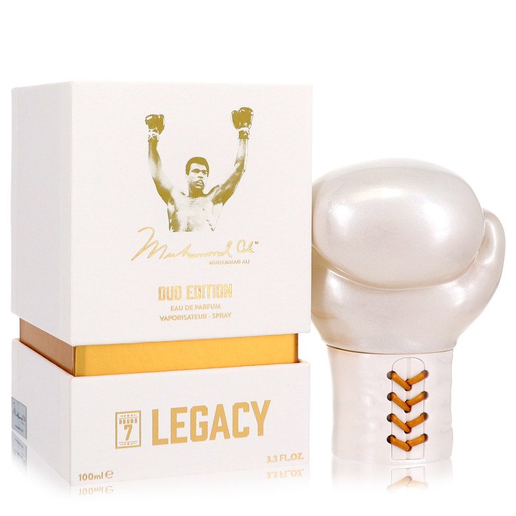 Muhammad Ali Legacy Round 7 by Muhammad Ali Eau De Parfum Spray (Oud Edition) 3.3 oz for Men - Fragrance Spice