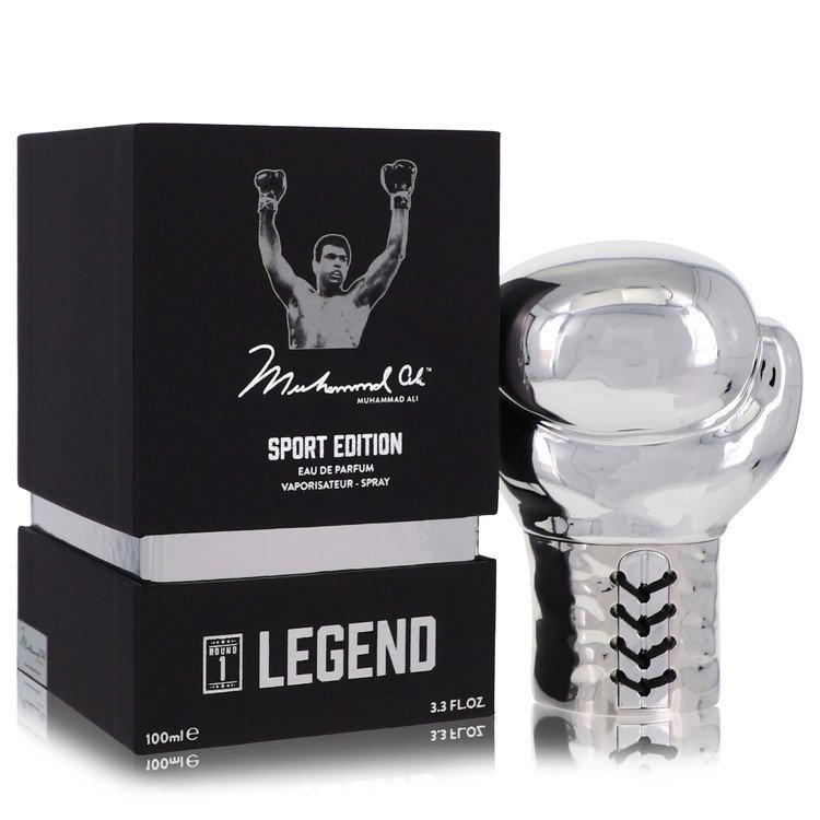 Muhammad Ali Legend Round 1 by Muhammad Ali Eau De Parfum Spray (Sport Edition) 3.3 oz for Men - Fragrance Spice