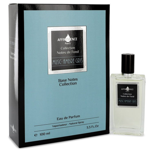 Musc Ambre Gris by Affinessence Eau De Parfum Spray (Unisex) 3.3 oz for Women - Fragrance Spice