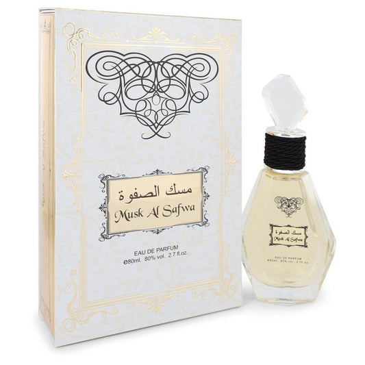 Musk Al Safwa by Rihanah Eau De Parfum Spray (Unisex) 2.7 oz for Men - Fragrance Spice