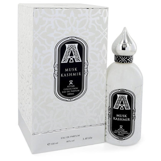 Musk Kashmir by Attar Collection Eau De Parfum Spray (Unisex) 3.4 oz for Women - Fragrance Spice