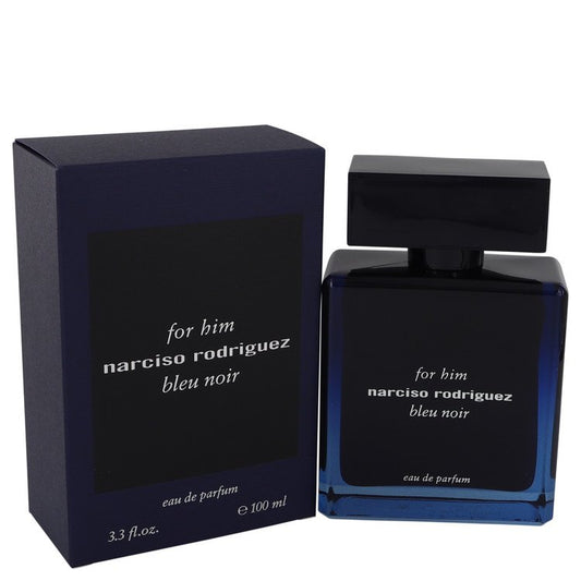 Narciso Rodriguez Bleu Noir by Narciso Rodriguez Eau De Parfum Spray 3.3 oz for Men - Fragrance Spice