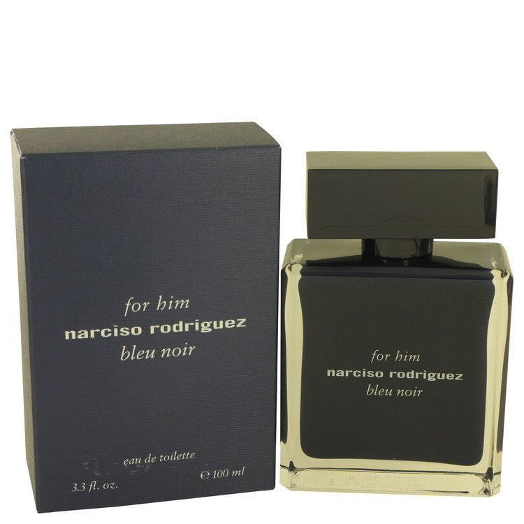 Narciso Rodriguez Bleu Noir by Narciso Rodriguez Eau De Toilette Spray 3.4 oz for Men - Fragrance Spice