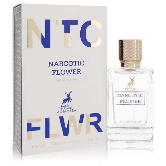 Narcotic Flower by Maison Alhambra Eau De Parfum Spray 3.4 oz for Women - Fragrance Spice