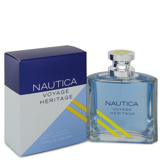 Nautica Voyage Heritage by Nautica Eau De Toilette Spray 3.4 oz for Men - Fragrance Spice