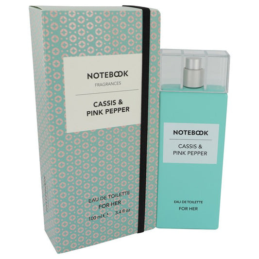 Notebook Cassis & Pink Pepper by Selectiva SPA Eau De Toilette Spray 3.4 oz for Women - Fragrance Spice