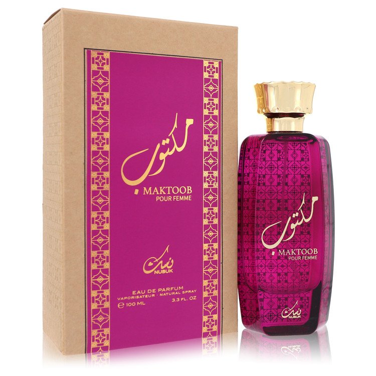 Nusuk Maktoob by Nusuk Eau De Parfum Spray 3.3 oz for Women - Fragrance Spice