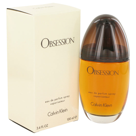 OBSESSION by Calvin Klein Eau De Parfum Spray 3.4 oz for Women - Fragrance Spice