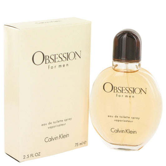 OBSESSION by Calvin Klein Eau De Toilette Spray 2.5 oz for Men - Fragrance Spice