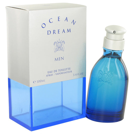 OCEAN DREAM by Designer Parfums ltd Eau De Toilette Spray 3.4 oz for Men - Fragrance Spice