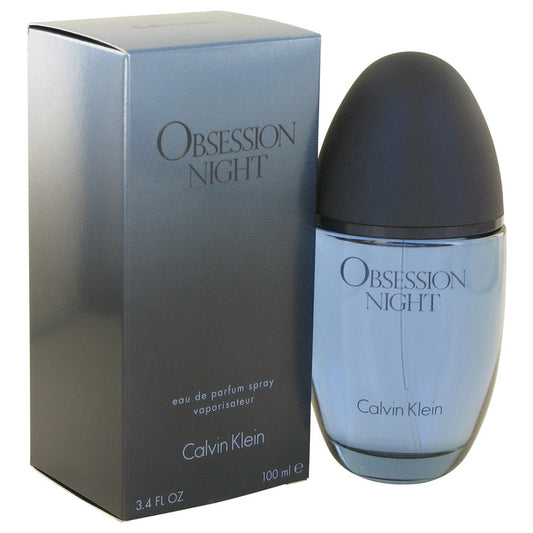 Obsession Night by Calvin Klein Eau De Parfum Spray 3.4 oz for Women - Fragrance Spice
