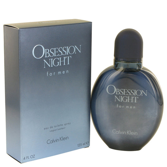 Obsession Night by Calvin Klein Eau De Toilette Spray 4 oz for Men - Fragrance Spice