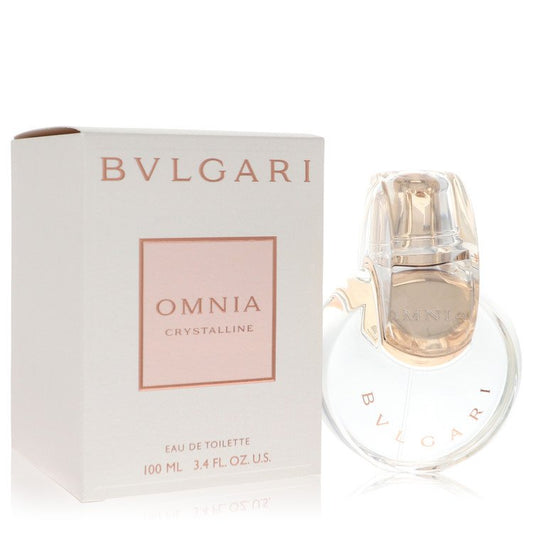 Omnia Crystalline by Bvlgari Eau De Toilette Spray 3.4 oz for Women - Fragrance Spice