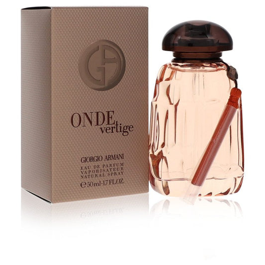 Onde Vertige by Giorgio Armani Eau De Parfum Spray 1.7 oz for Women - Fragrance Spice
