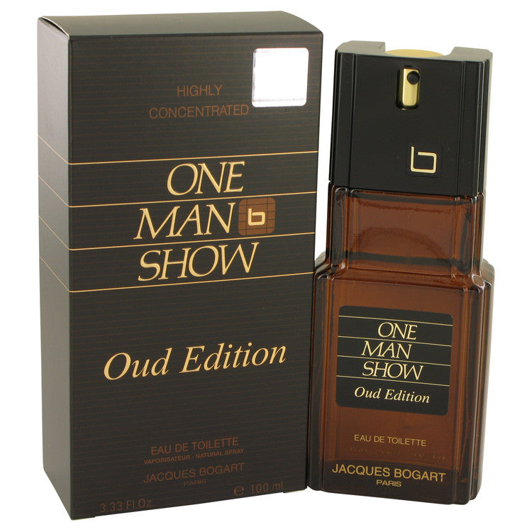 One Man Show Oud Edition by Jacques Bogart Eau De Toilette Spray 3.4 oz for Men - Fragrance Spice