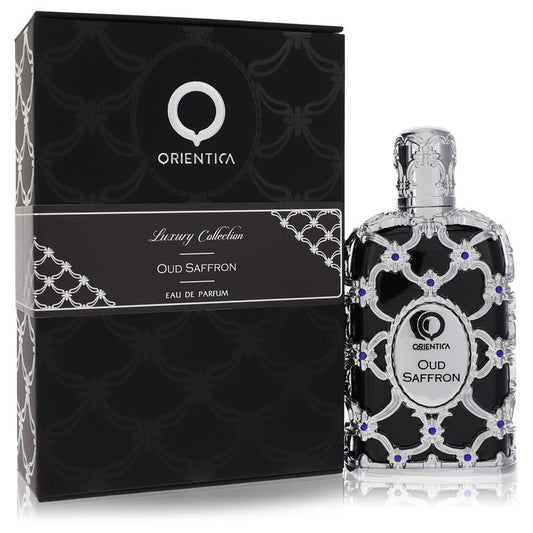 Orientica Oud Saffron by Al Haramain Eau De Parfum Spray (Unisex) 2.7 oz for Men - Fragrance Spice