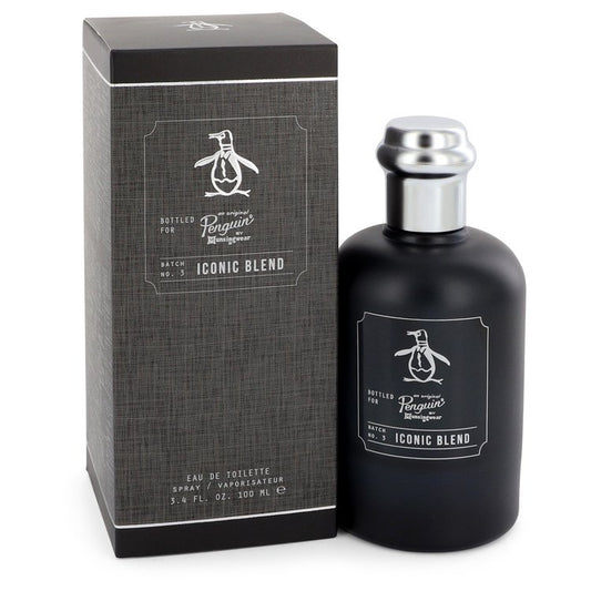 Original Penguin Iconic Blend by Original Penguin Eau De Toilette Spray 3.4 oz for Men - Fragrance Spice
