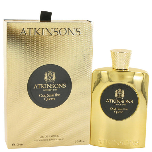 Oud Save The Queen by Atkinsons Eau De Parfum Spray 3.3 oz for Women - Fragrance Spice