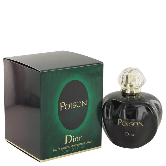 POISON by Christian Dior Eau De Toilette Spray 3.4 oz for Women - Fragrance Spice