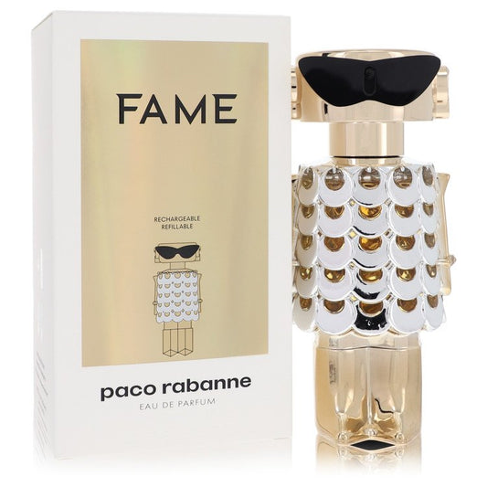 Paco Rabanne Fame by Paco Rabanne Eau De Parfum Spray Refillable 2.7 oz for Women - Fragrance Spice
