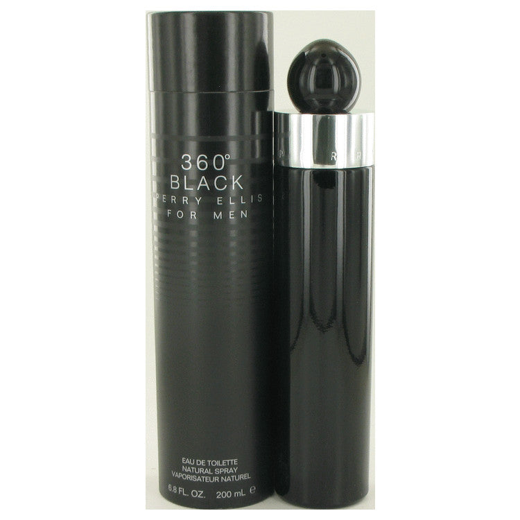 Perry Ellis 360 Black by Perry Ellis Eau De Toilette Spray 6.8 oz for Men - Fragrance Spice