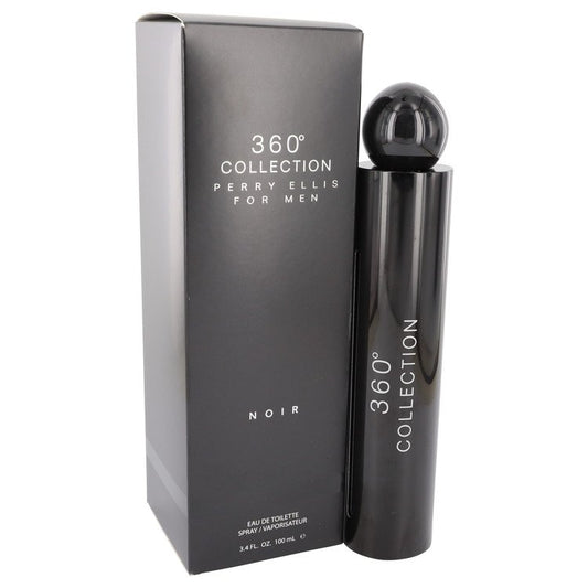 Perry Ellis 360 Collection Noir by Perry Ellis Eau De Toilette Spray 3.4 oz for Men - Fragrance Spice