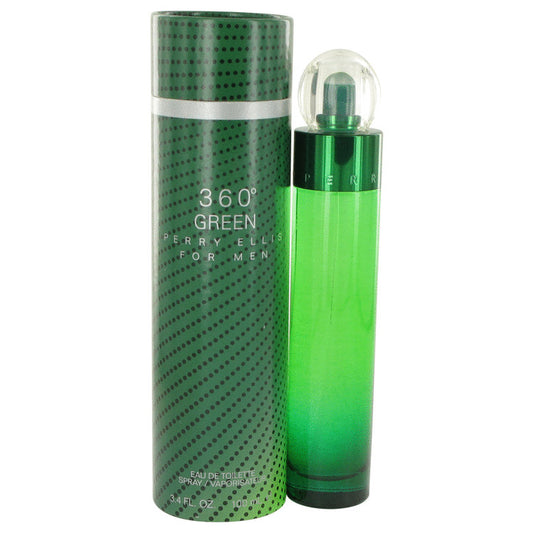 Perry Ellis 360 Green by Perry Ellis Eau De Toilette Spray 3.4 oz for Men - Fragrance Spice