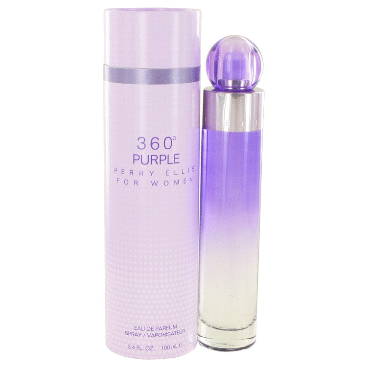 Perry Ellis 360 Purple by Perry Ellis Eau De Parfum Spray 3.4 oz for Women - Fragrance Spice