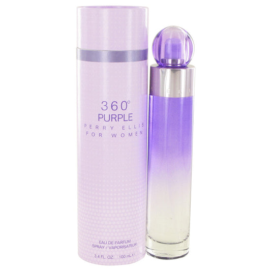 Perry Ellis 360 Purple by Perry Ellis Eau De Parfum Spray 3.4 oz for Women - Fragrance Spice