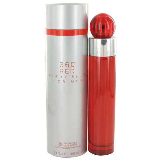 Perry Ellis 360 Red by Perry Ellis Eau De Toilette Spray 3.4 oz for Men - Fragrance Spice