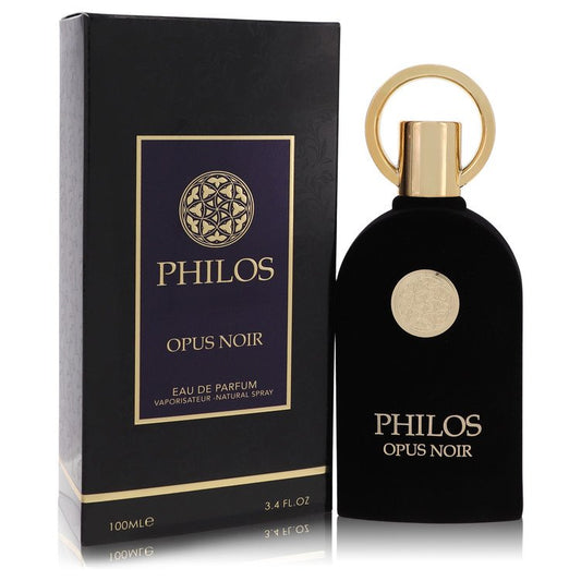 Philos Opus Noir by Maison Alhambra Eau De Parfum Spray (Unisex) 3.4 oz for Men - Fragrance Spice