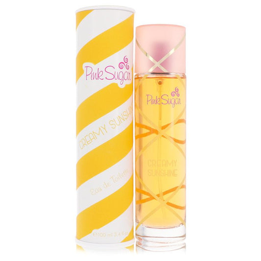 Pink Sugar Creamy Sunshine by Aquolina Eau De Toilette Spray 3.4 oz for Women - Fragrance Spice