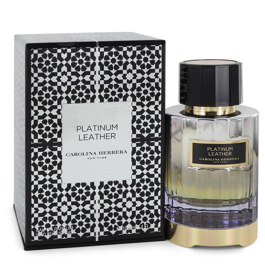 Platinum Leather by Carolina Herrera Eau De Parfum Spray (Unisex) 3.4 oz for Women - Fragrance Spice