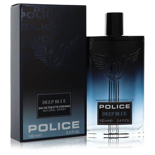 Police Deep Blue by Police Colognes Eau De Toilette Spray 3.4 oz for Men - Fragrance Spice