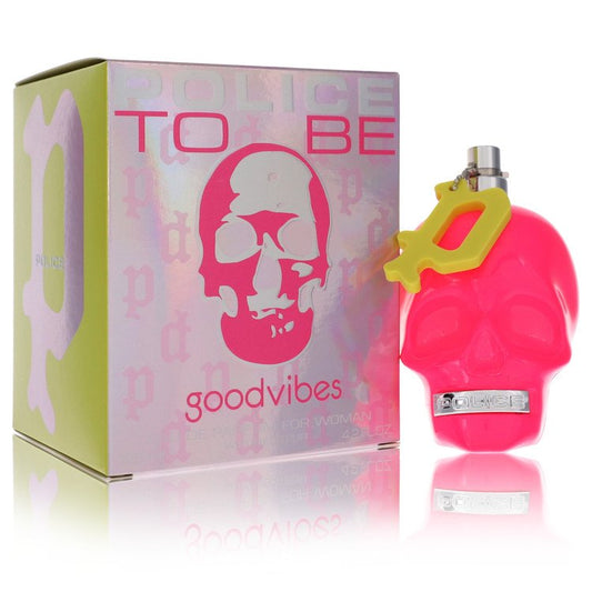 Police To Be Good Vibes by Police Colognes Eau De Parfum Spray 4.2 oz for Women - Fragrance Spice