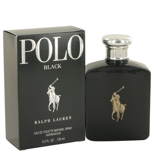 Polo Black by Ralph Lauren Eau De Toilette Spray 4.2 oz for Men - Fragrance Spice