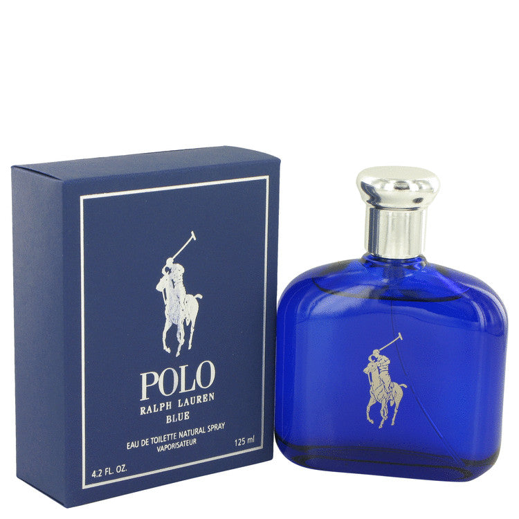 Polo Blue by Ralph Lauren Eau De Toilette Spray 4.2 oz for Men - Fragrance Spice