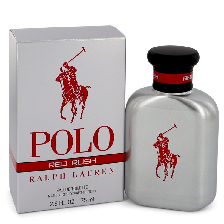 Polo Red Rush by Ralph Lauren Eau De Toilette Spray 2.5 oz for Men - Fragrance Spice