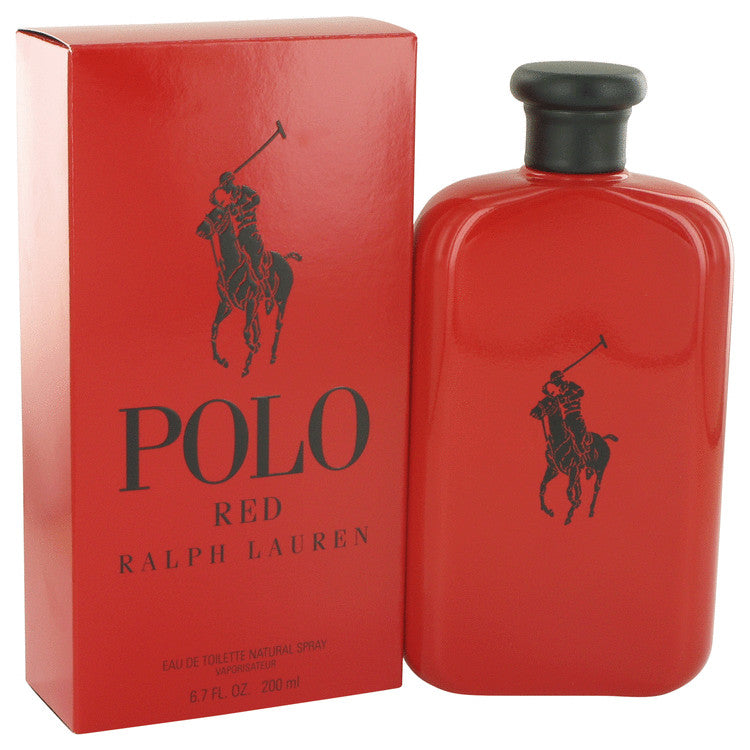 Polo Red by Ralph Lauren Eau De Toilette Spray 6.7 oz - Fragrance Spice