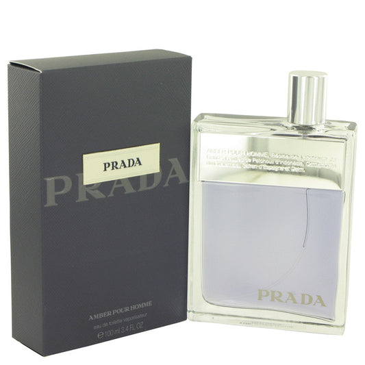 Prada Amber by Prada Eau De Toilette Spray 3.4 oz for Men - Fragrance Spice