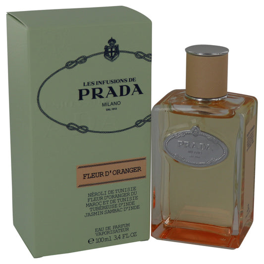 Prada Infusion De Fleur D'oranger by Prada Eau De Parfum Spray 3.4 oz for Women - Fragrance Spice
