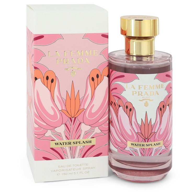 Prada La Femme Water Splash by Prada Eau De Toilette Spray 5.1 oz for Women - Fragrance Spice