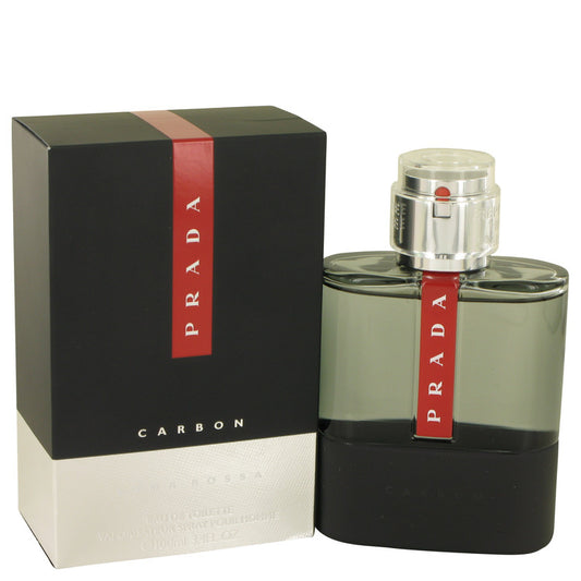 Prada Luna Rossa Carbon by Prada Eau De Toilette Spray 5.1 oz for Men - Fragrance Spice