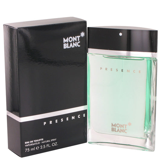 Presence by Mont Blanc Eau De Toilette Spray 2.5 oz for Men - Fragrance Spice