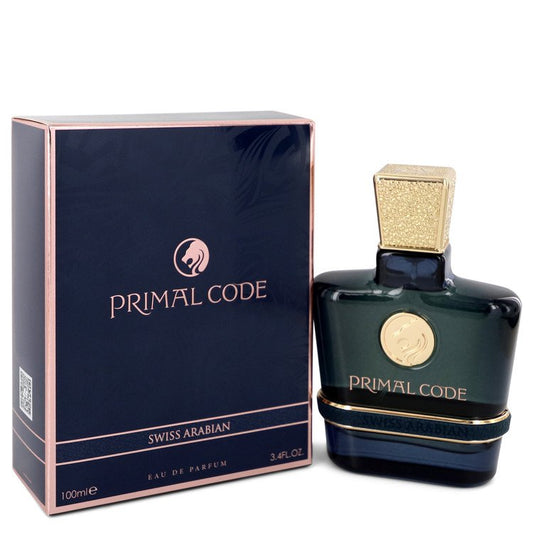 Primal Code by Swiss Arabian Eau De Parfum Spray 3.4 oz for Men - Fragrance Spice