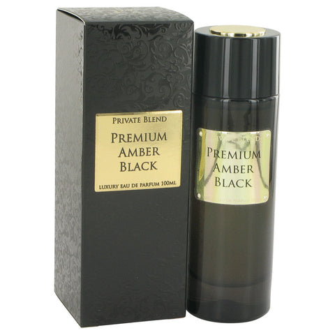 Private Blend Premium Amber Black by Chkoudra Paris Eau De Parfum Spray 3.4 oz for Men - Fragrance Spice