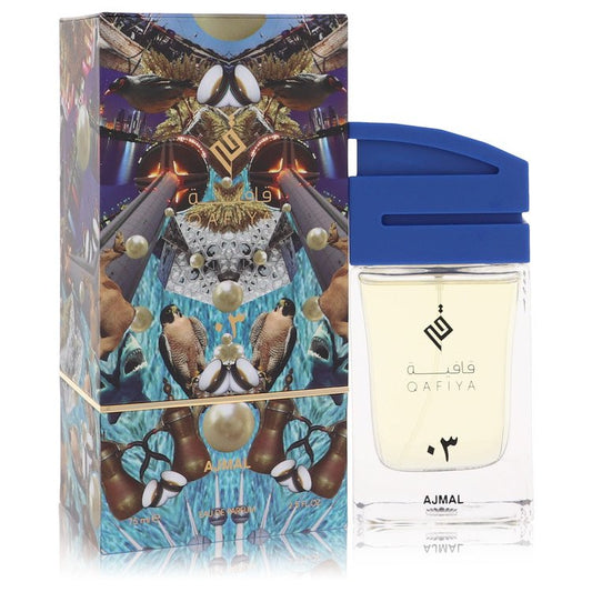 Qafiya 03 by Ajmal Eau De Parfum Spray (Unisex) 2.5 oz for Men - Fragrance Spice