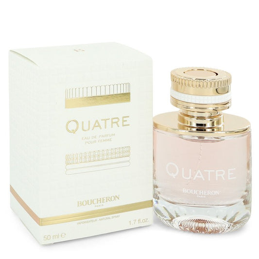 Quatre by Boucheron Eau De Parfum Spray 1.7 oz for Women - Fragrance Spice