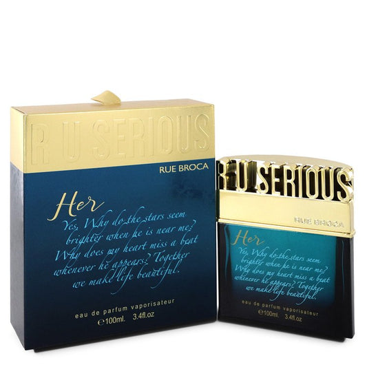 R U Serious Her by Rue Broca Eau De Parfum Spray 3.4 oz for Women - Fragrance Spice