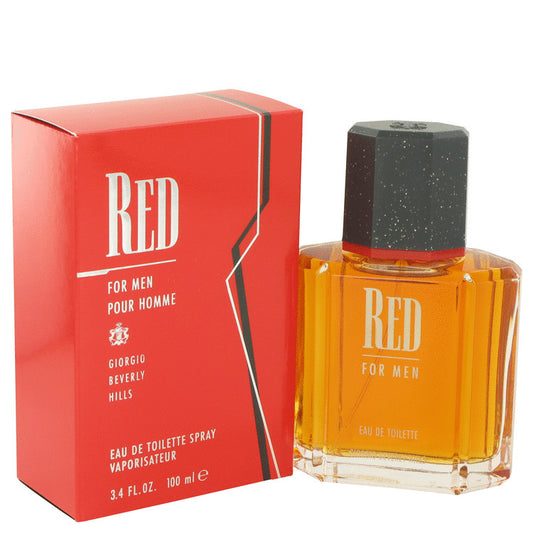 RED by Giorgio Beverly Hills Eau De Toilette Spray 3.4 oz for Men - Fragrance Spice